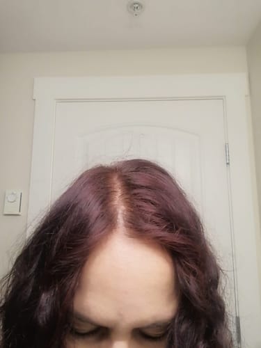 Customer photo review of Instant Dye Shampoo