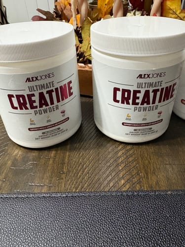 Customer photo review of Ultimate Creatine Powder by Alex Jones