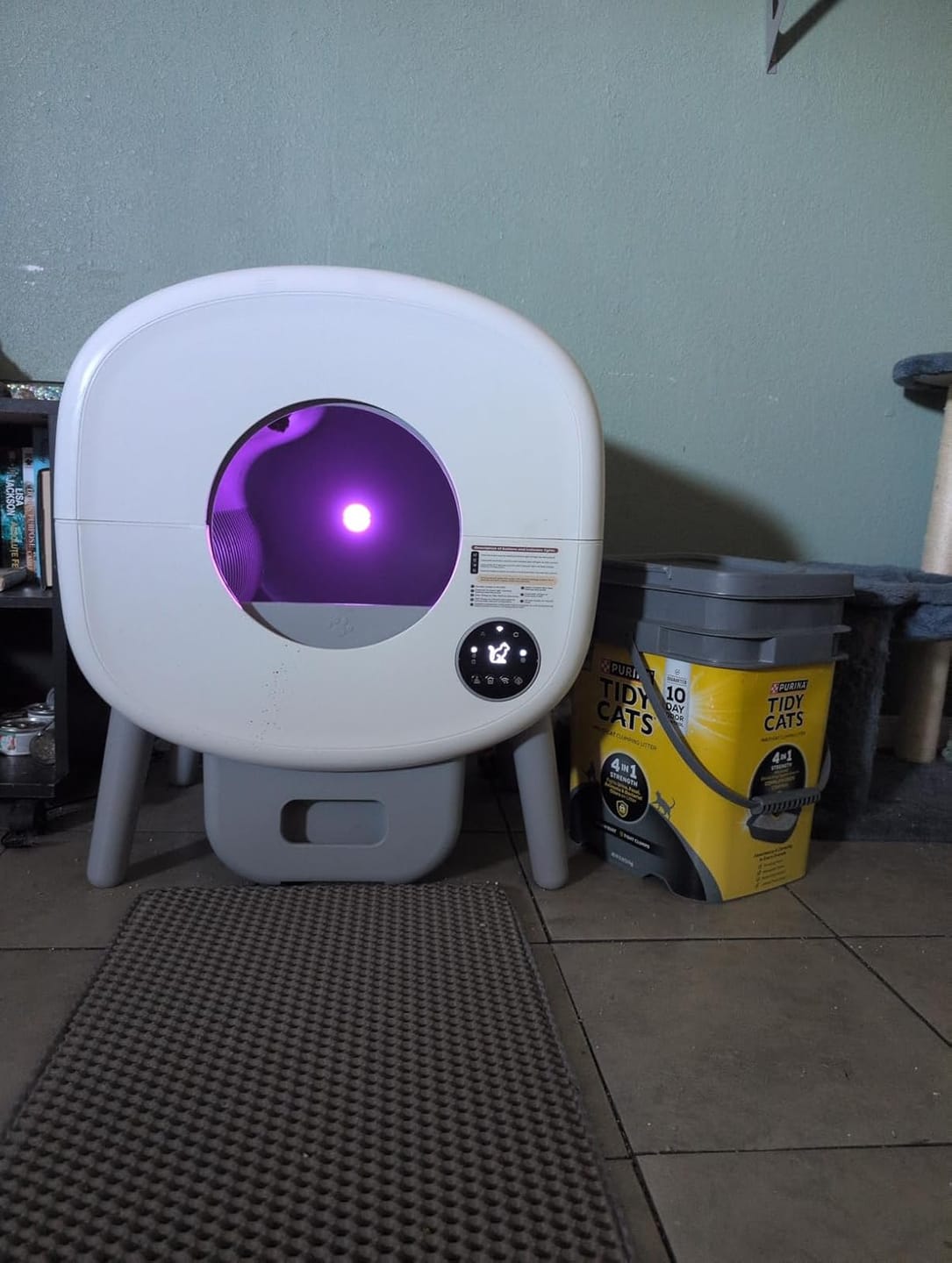 Customer photo review of Cumrige M2 Smart Self-Cleaning Litter Box | 95L Extra-Large Automatic Cat Litter Box