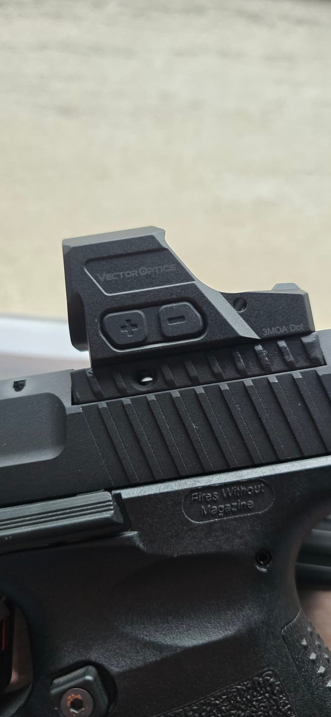 Customer photo review of Frenzy-X 1x19x28 GenII Red Dot Sight