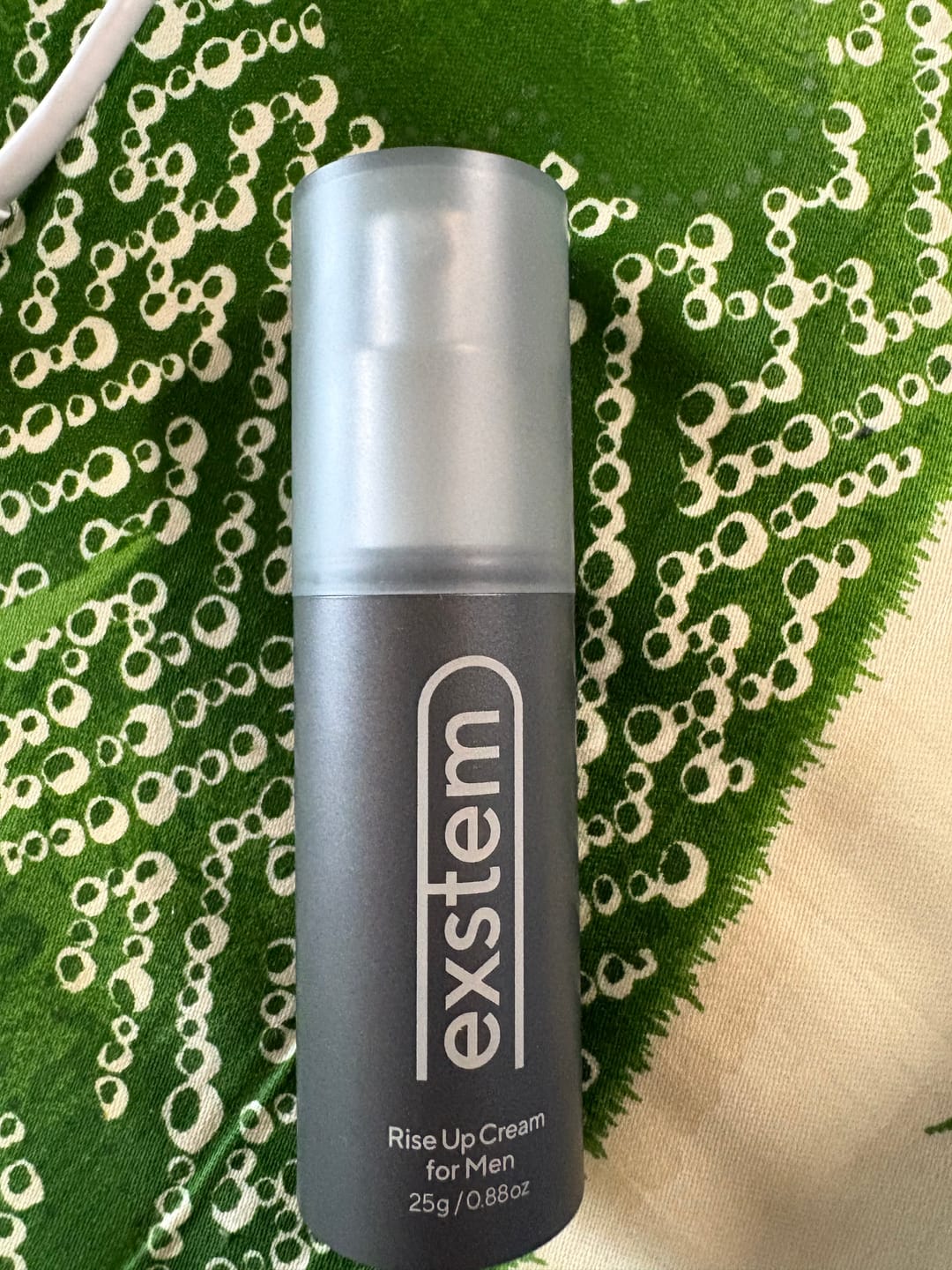 Customer photo review of exstem（エクステム）エクソソーム配合の男性用ケアクリーム