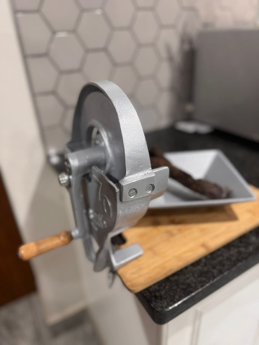 Customer photo review of Hand Biltong Slicer Pro