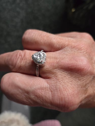 Customer photo review of Forever In My Heart Urn Ring