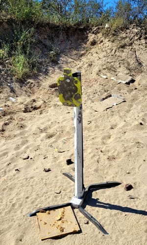 Customer photo review of X-leg Base Stand + Mounting Kit + 7" X 12" Torso