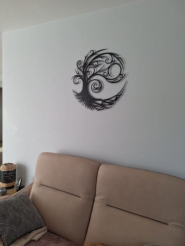 Customer photo review of Déco Murale Métal - Arbre de vie (T2)
