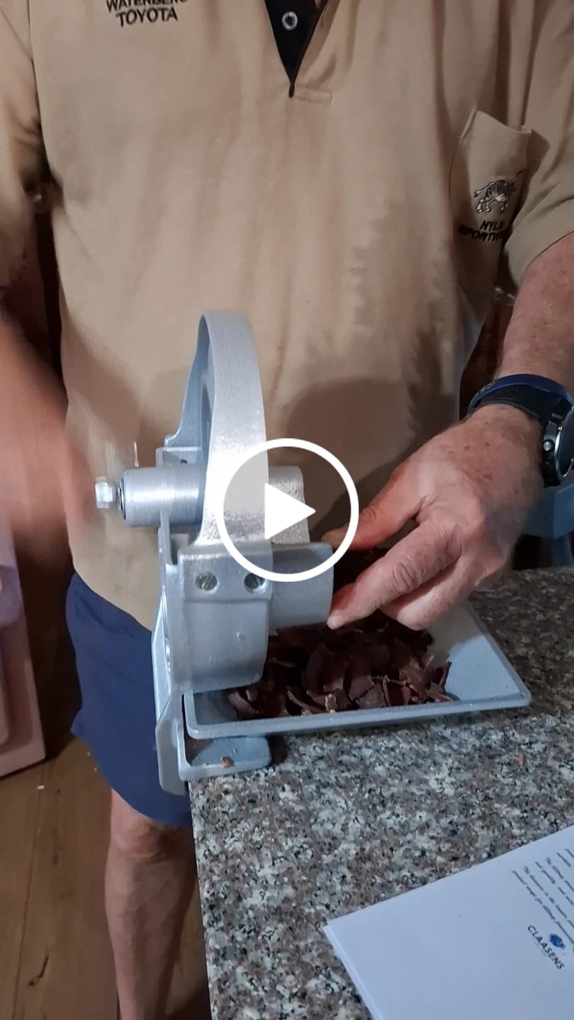 Customer video review of Hand Biltong Slicer Pro