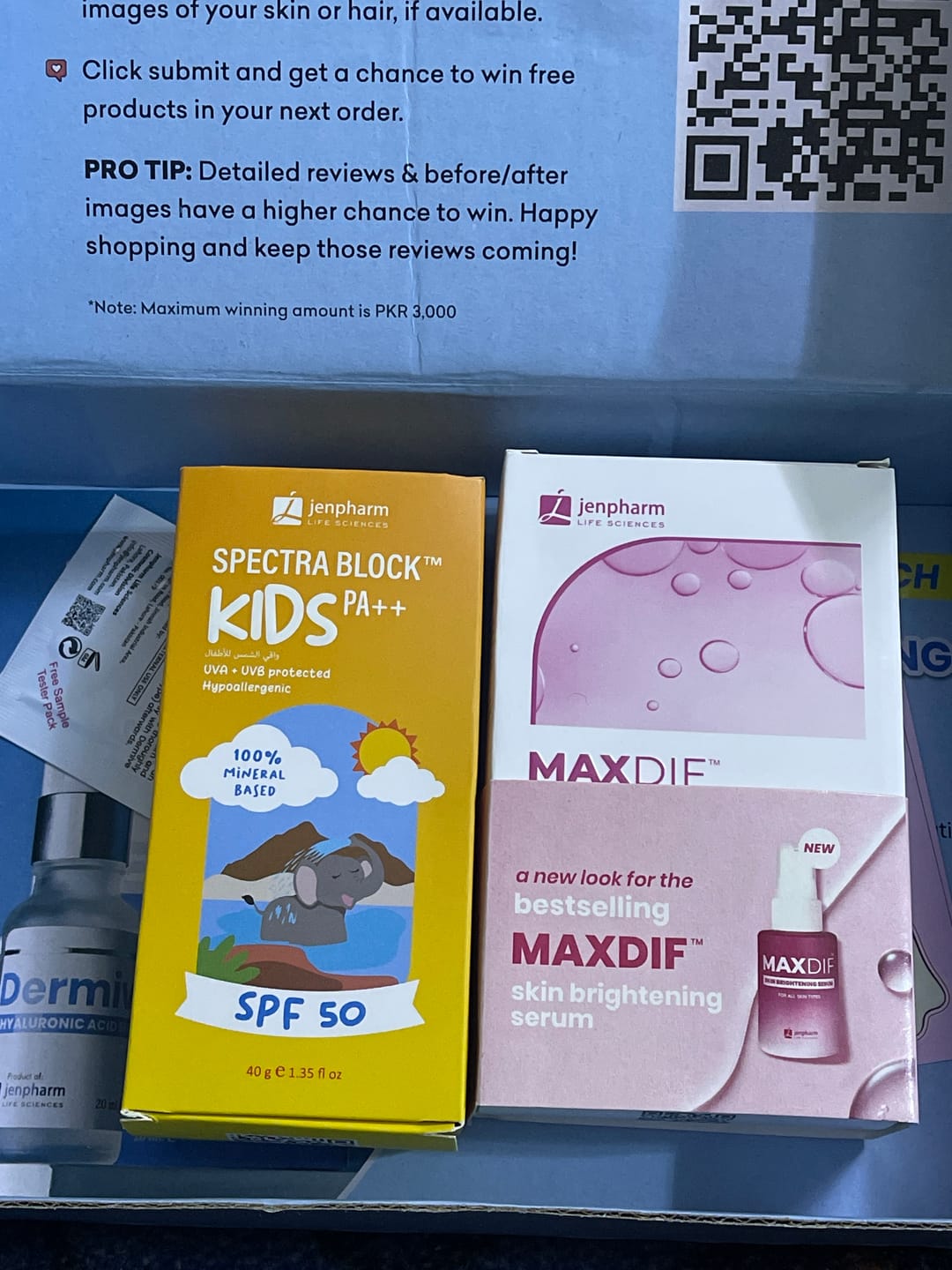 Customer photo review of Spectra Block Kids Spf50