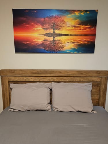 Customer photo review of BEAUTIFUL REFLECTION CANVAS