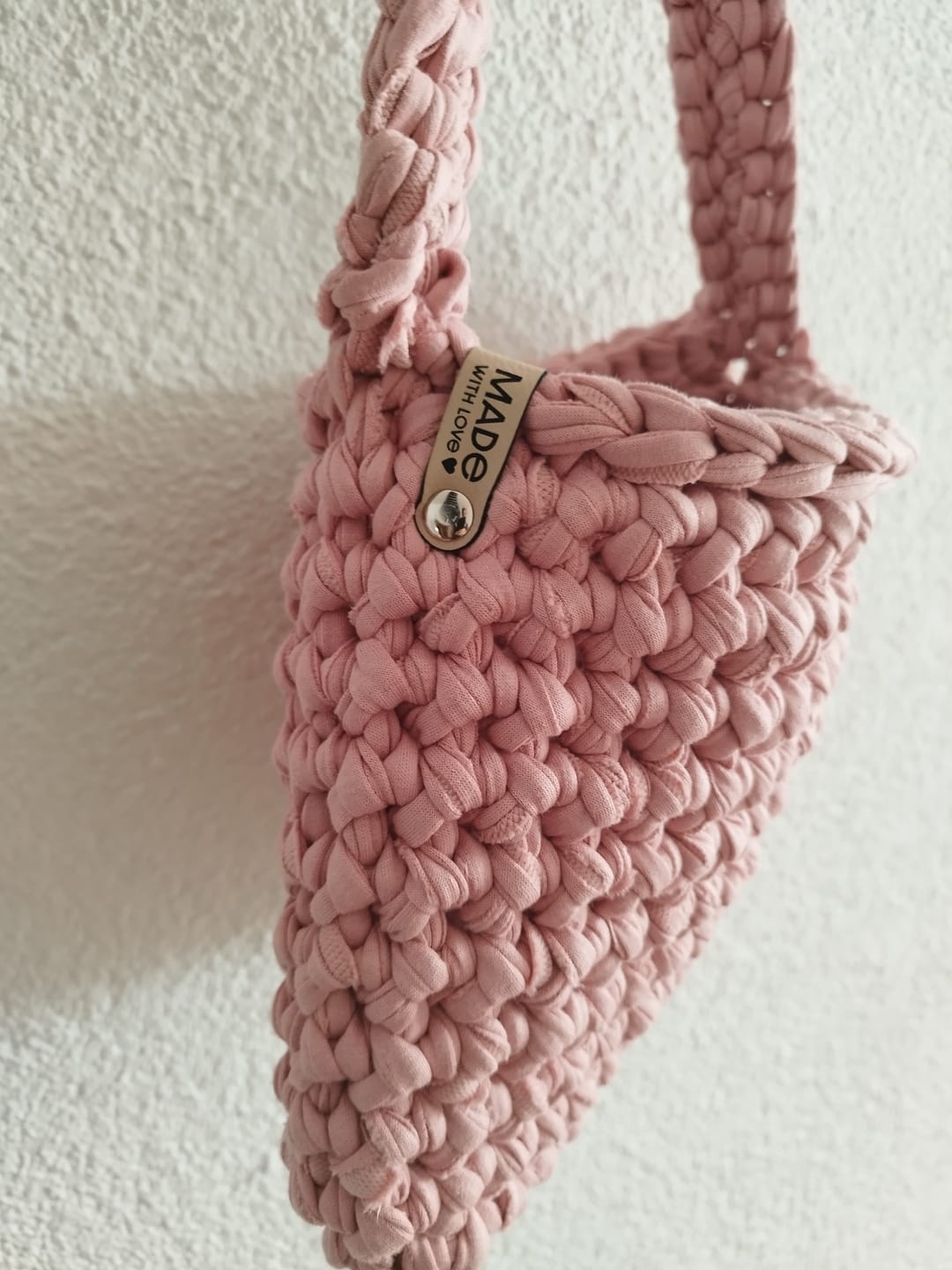 Customer photo review of Label-Set "Made with Love" - Label aus Kunstleder - SLC001