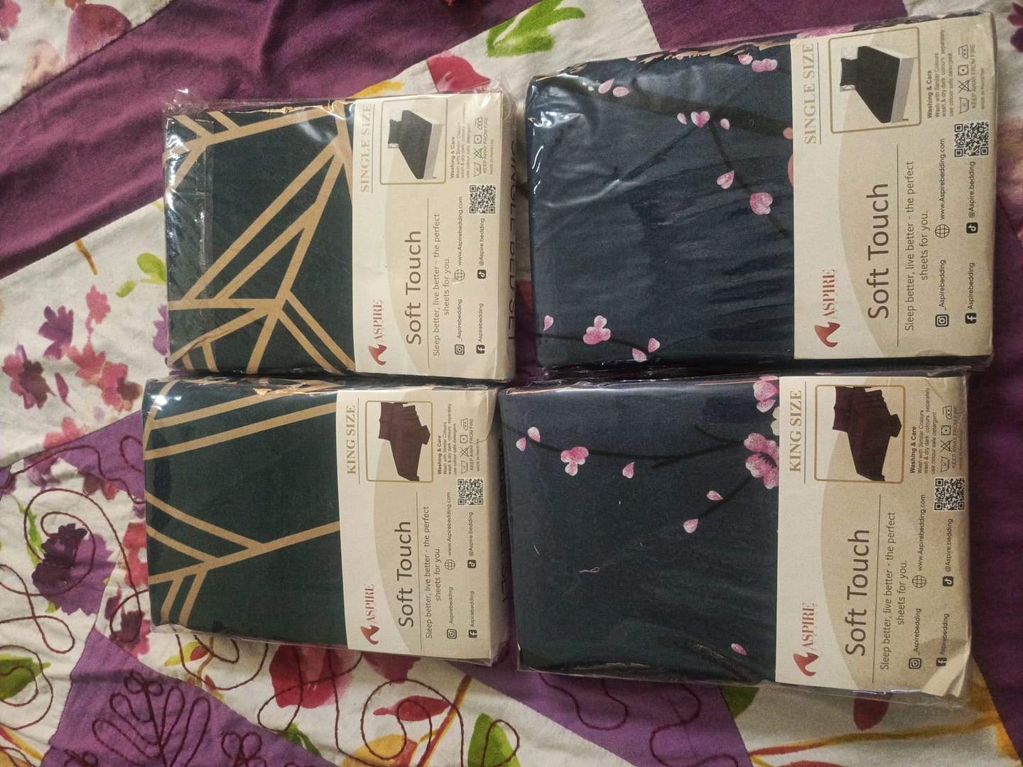 Customer photo review of EMBER bedsheet set - 3 pcs