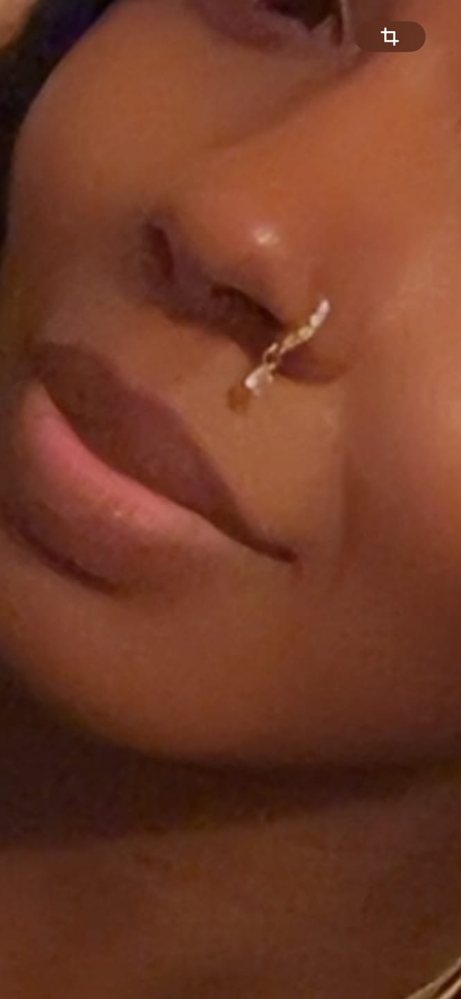 Customer photo review of Piercing Aliya