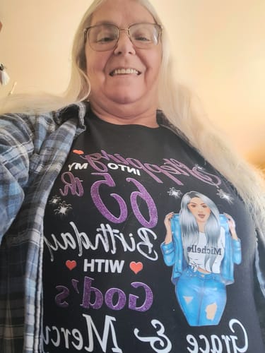 Customer photo review of 65th Birthday With God's Grace & Mercy