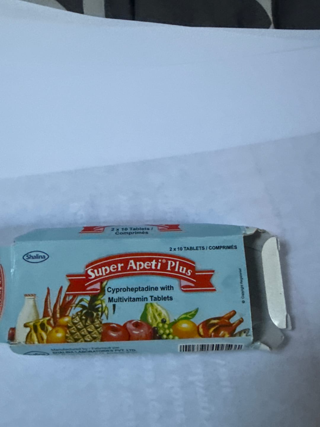 Customer photo review of Super Apeti 4mg Tablet ( 20 TABLETS)