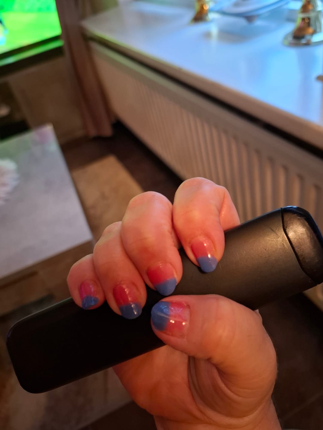 Customer photo review of Persian Pink Dipping Powder