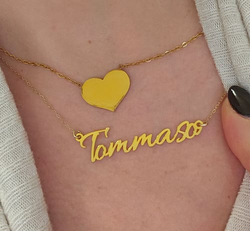 Customer photo review of Collana Nome
