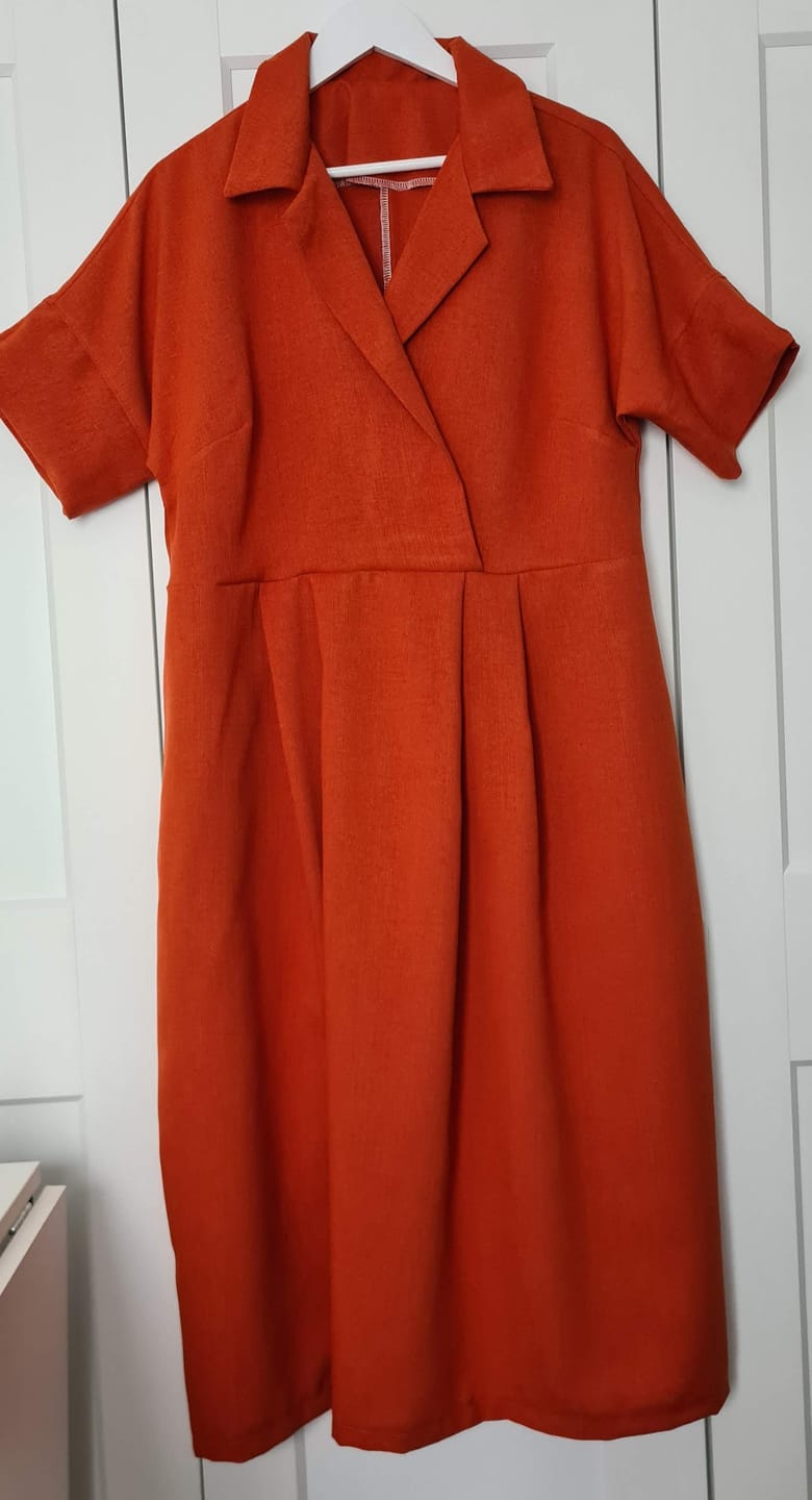 Customer photo review of Special Offer Linen Look Polyester Fabric
