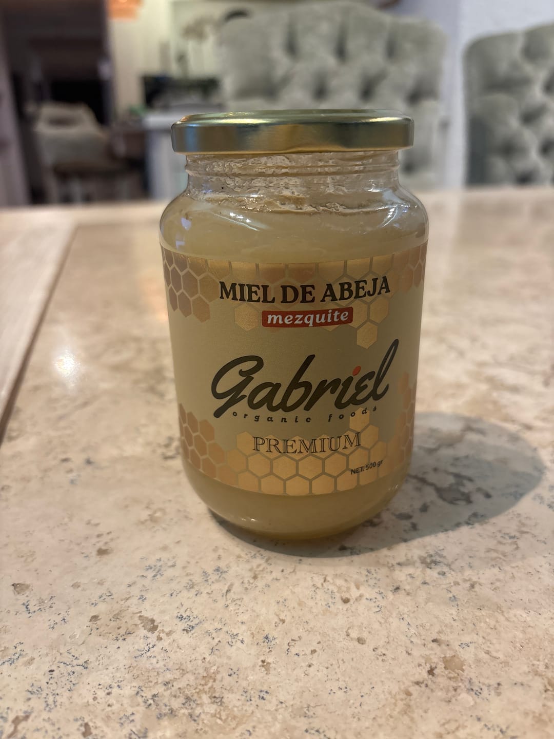 Customer photo review of Miel de Abeja 100% Pura de Flor de Mezquite (500 g)