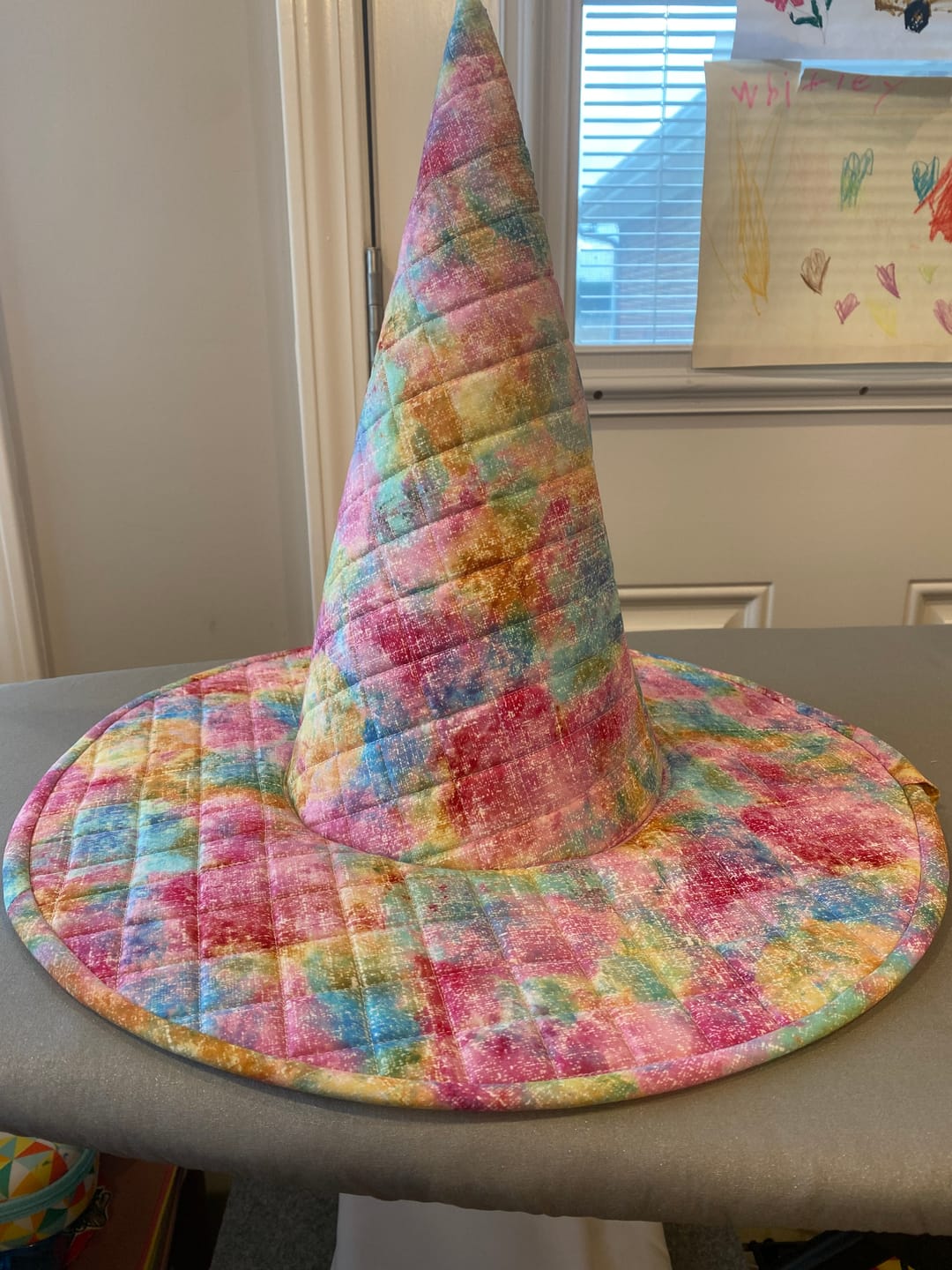 Customer photo review of Spellbound Quilted Witch Hat Sewing Pattern | Digital PDF Pattern