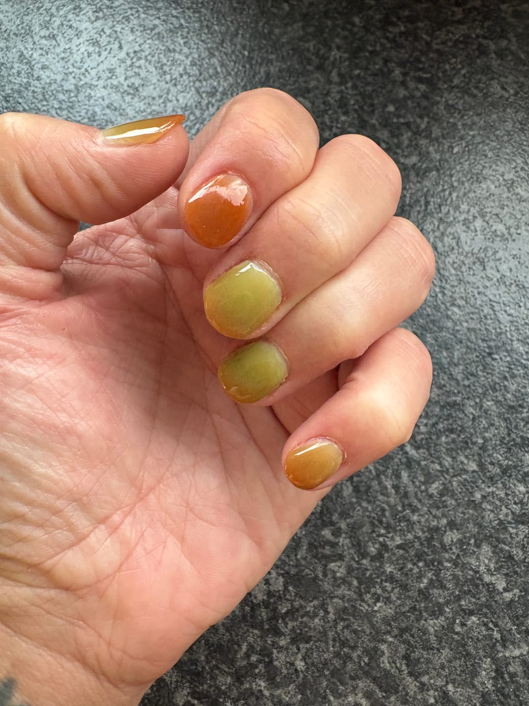 Customer photo review of Limited Edition 7 - Changing Leaves Dipping Powder