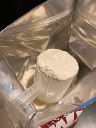 Customer photo review of Whey Protein Isolate Unflavored