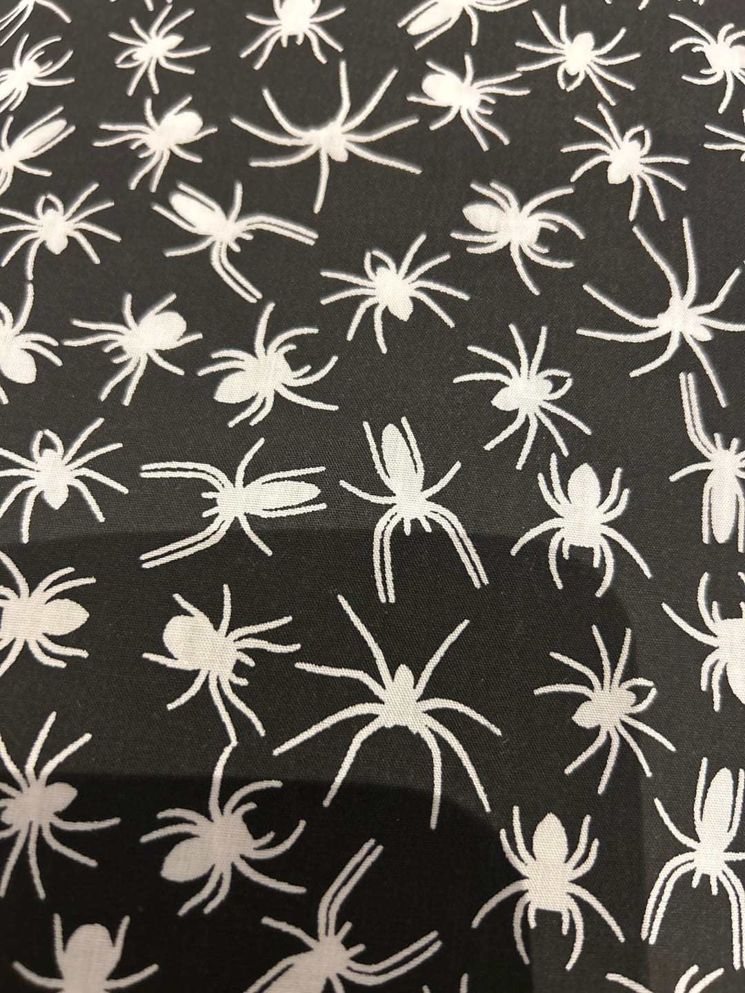 Customer photo review of All Over Spiders Polycotton Fabric