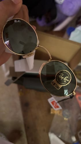 Customer photo review of Lentes De Sol Rb Oval Flat Rb3547n Dorado Verde G15