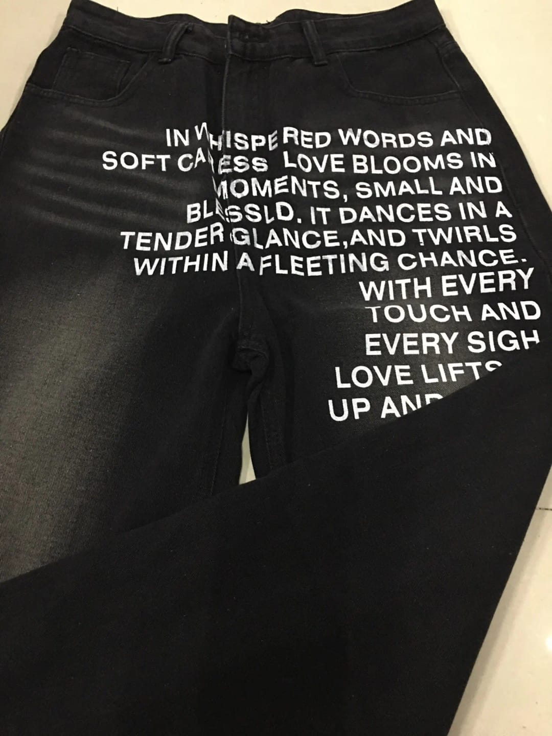 Customer photo review of THE POEM DENIM