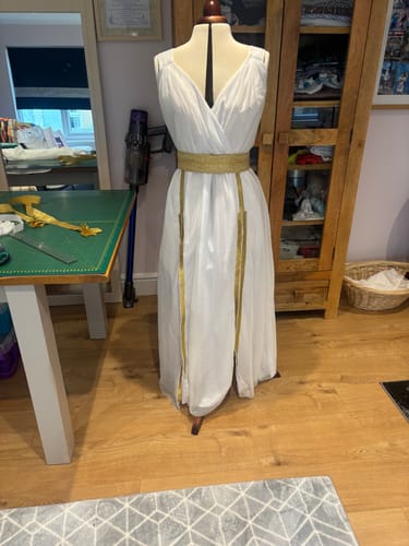 Customer photo review of 3 Metres, Luxury Moonlight Fabric- 55" Wide (White)