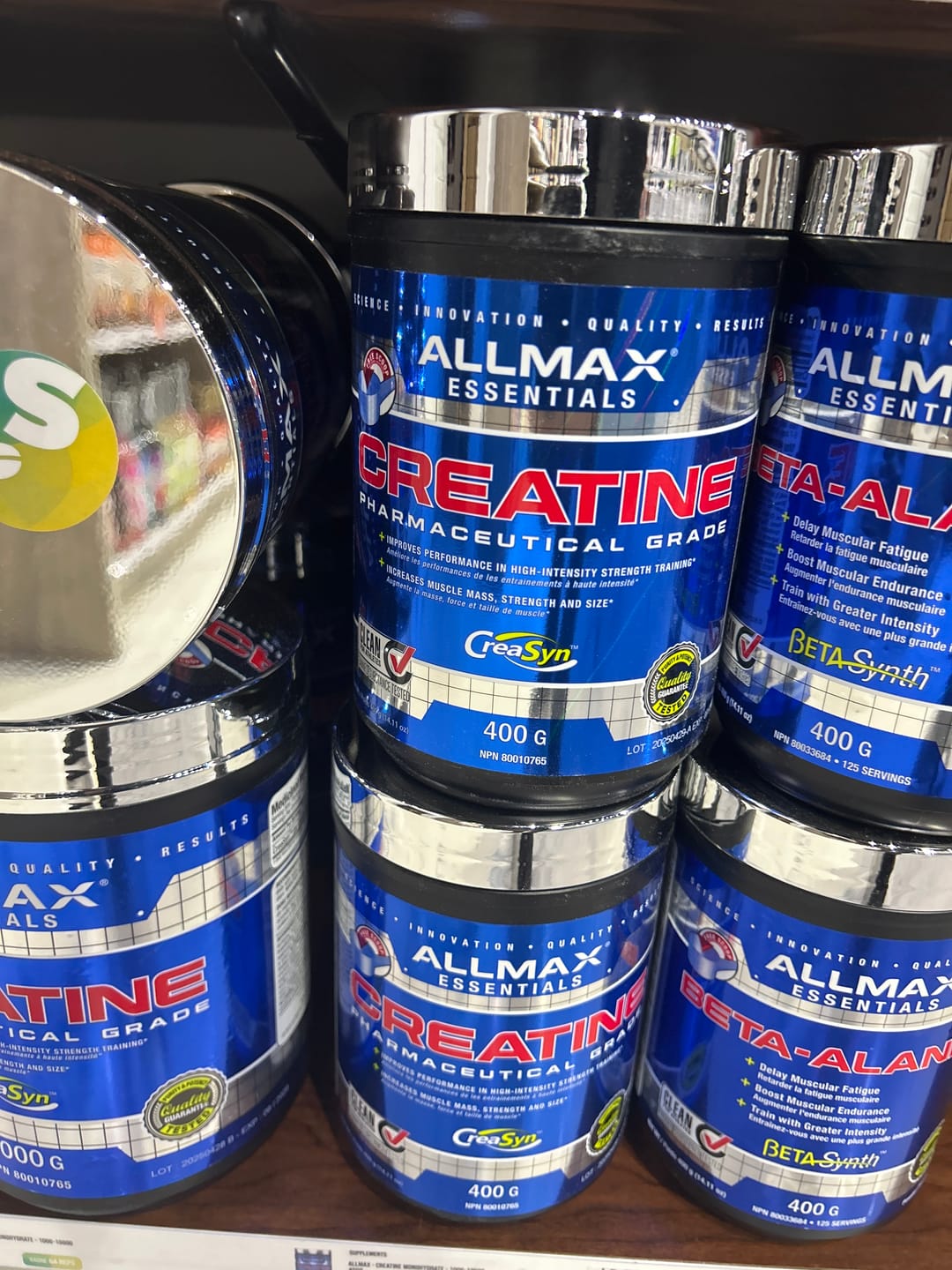 Customer photo review of Allmax - Creatine Monohydrate - 100g-1000g