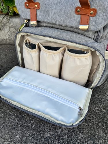 Customer photo review of LuxeLittleOne™ Luxury Baby Bag
