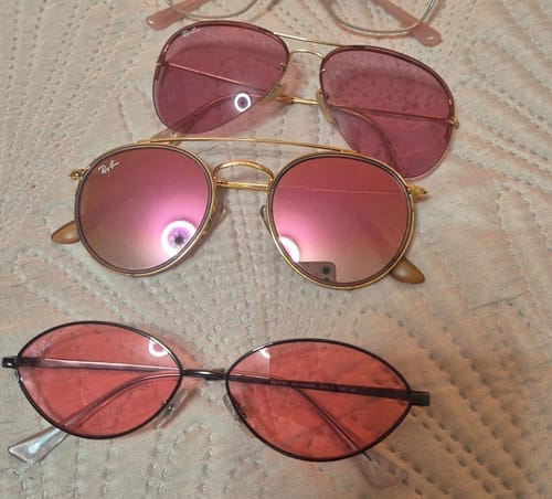 Customer photo review of Lentes De Sol Rb3757 Kai Bio-Based Gris Morado