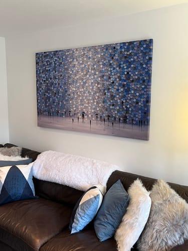 Customer photo review of Dancing Rain Canvas Print