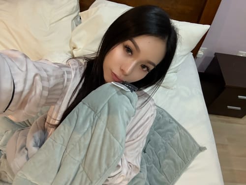 Customer photo review of Tidur Weighted Blankets