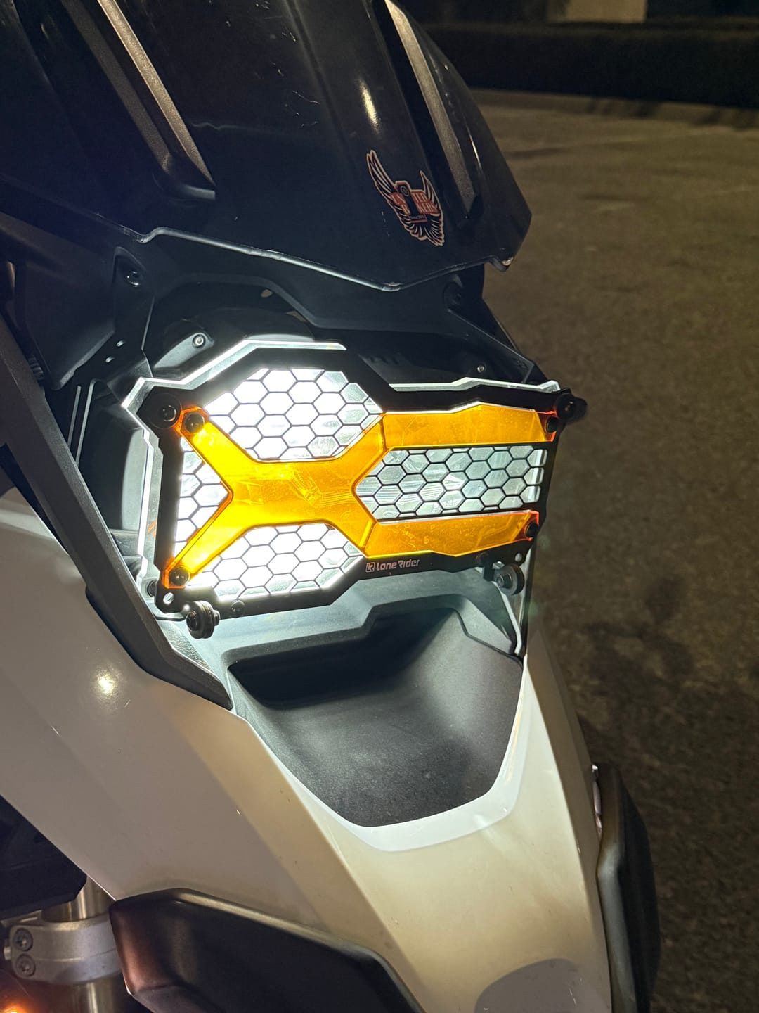 Customer photo review of Headlight Guard Kit BMW R1200/1250 GS / ADVENTURE LC (Liquid Cooled) - [Patent Pending]