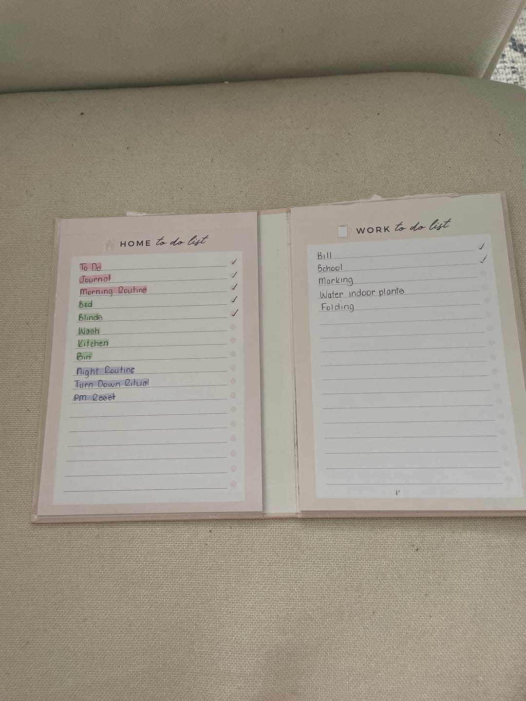 Customer photo review of Home & Work To-Do List