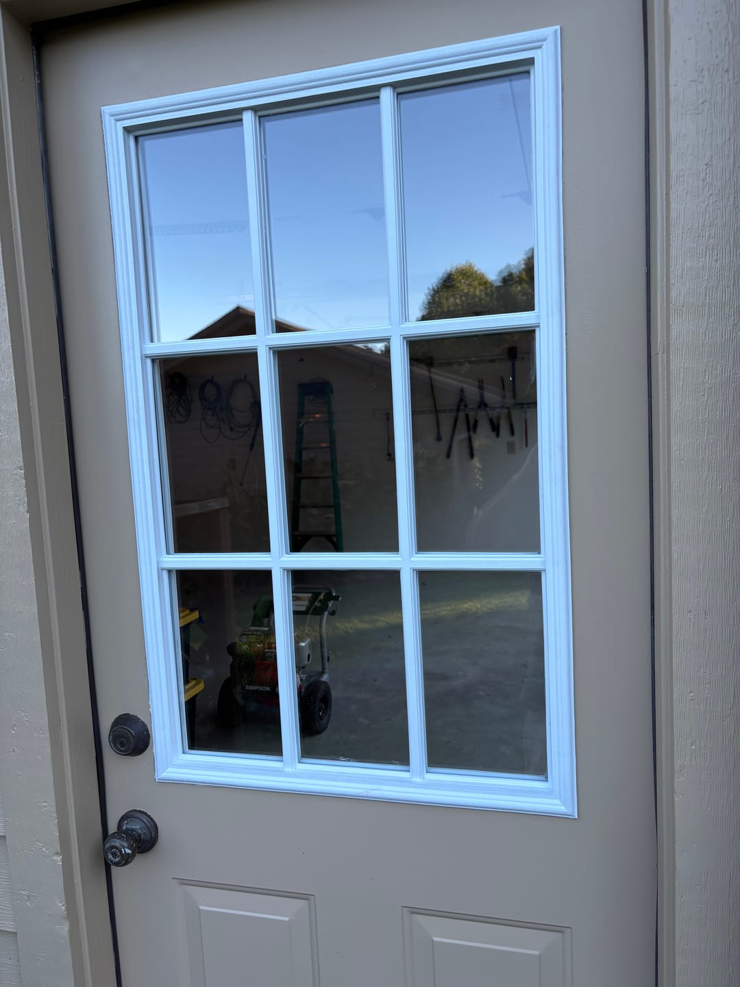 Customer photo review of Clear 9 Lite Glass and Frame Kit (Half Lite)