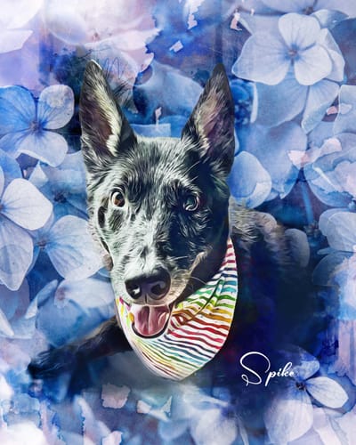 Customer photo review of Watercolor Pet Art - Nature (NAT)
