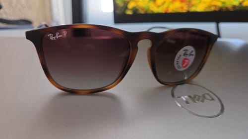 Customer photo review of Lentes De Sol Rb Chris Rb4187n Carey-Café