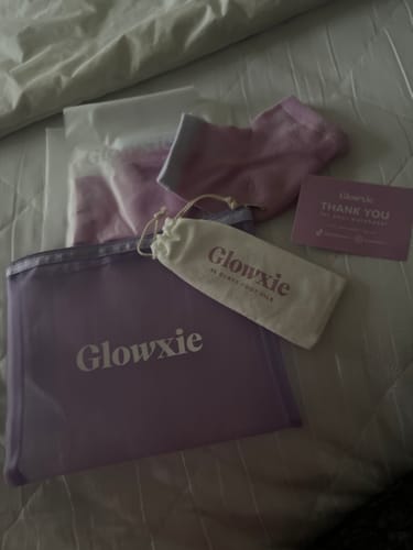 Customer photo review of Glowxie Full Glow Set - Complete Home Pedicure Experience