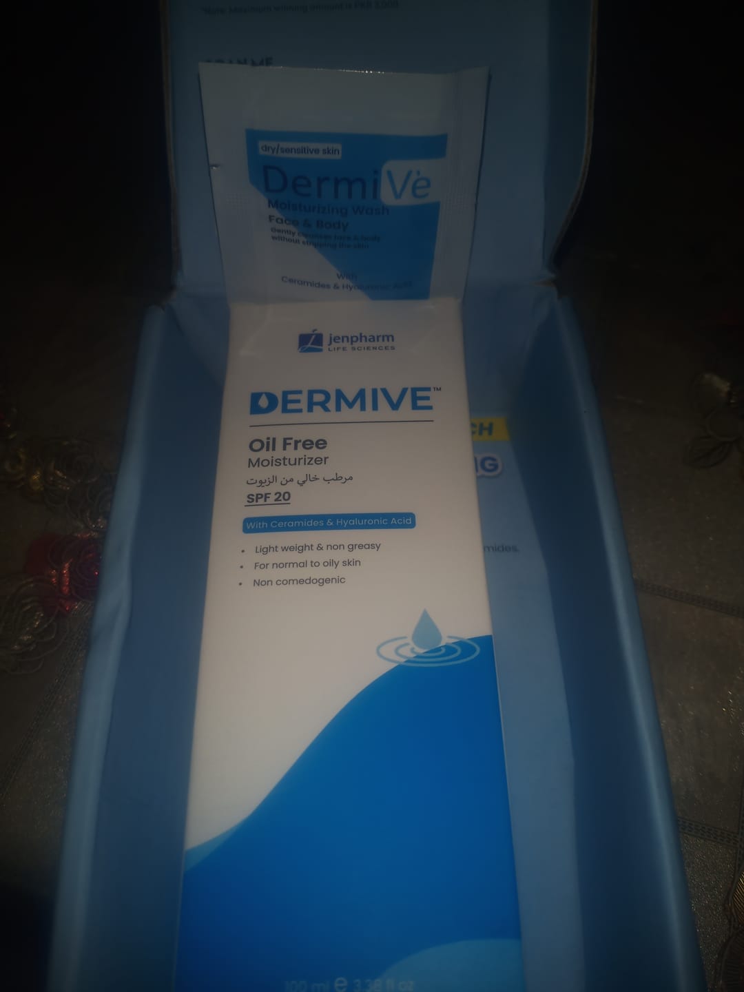 Customer photo review of Dermive Moisturizing Wash