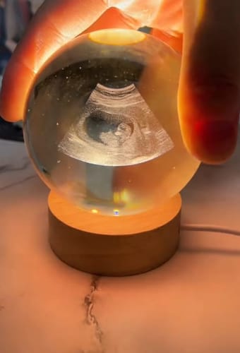 Customer photo review of GlowBaby - manche Augenblicke leuchten ewig