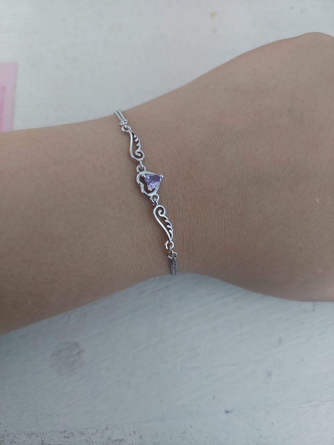 Customer photo review of Pulsera Ángel