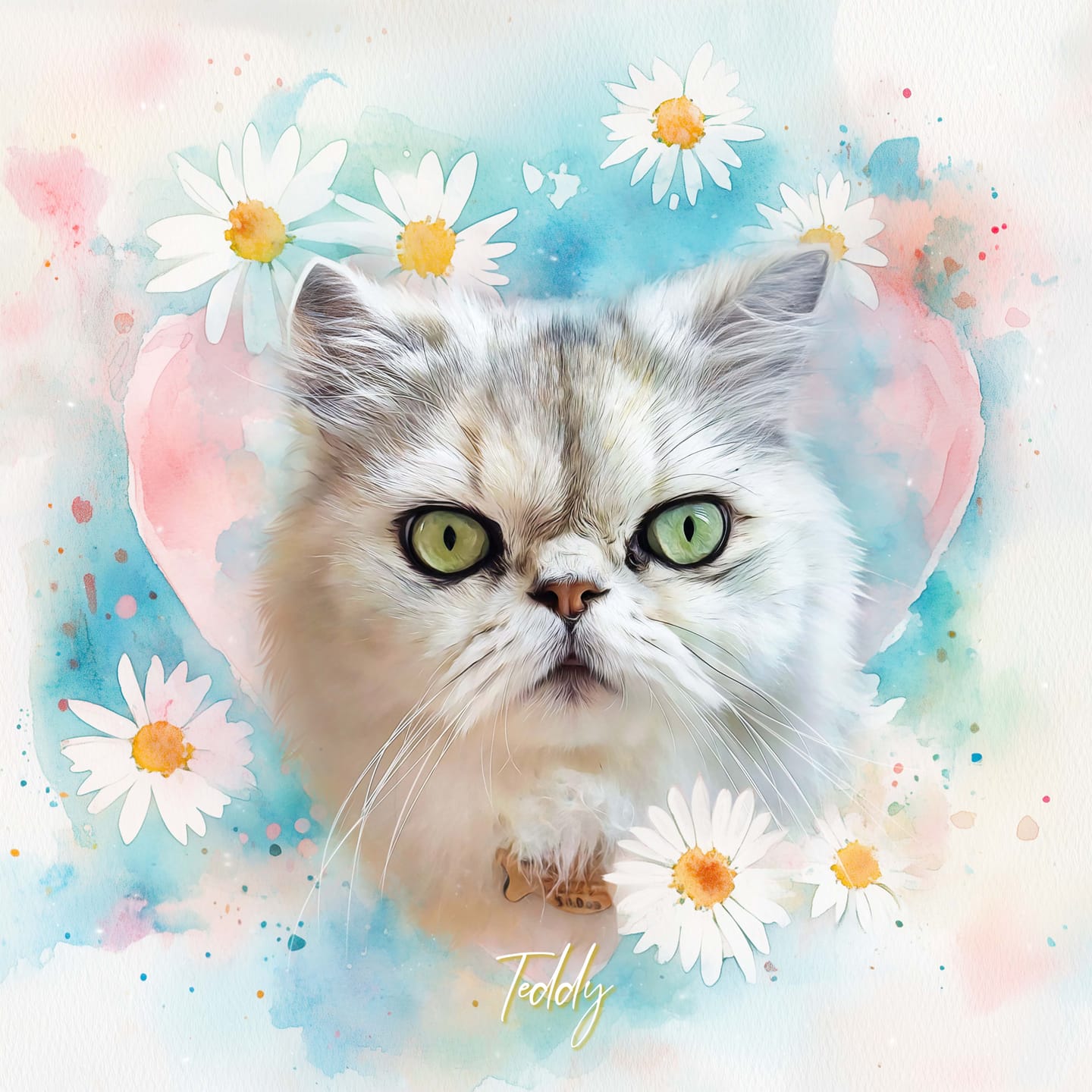 Customer photo review of Pet Art Canvas Print