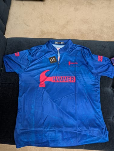 Customer photo review of HAMMER - BLACK WIDOW MANIA - BOWLING JERSEY