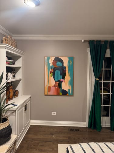 Customer review photo for Colorful Painting #CA045