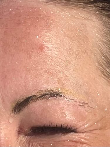 Customer photo review of iGlow Brow Maximizer - Brow Serum, 4 ml