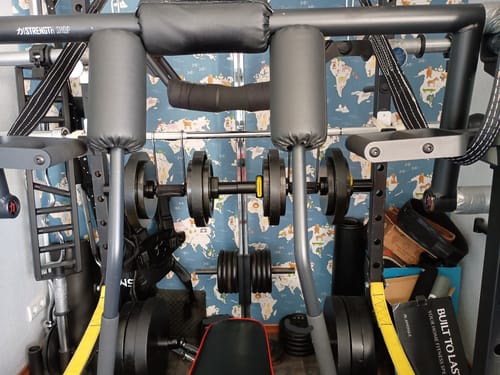 Customer photo review of Olympic Dumbbell Handle with Rotating Sleeves