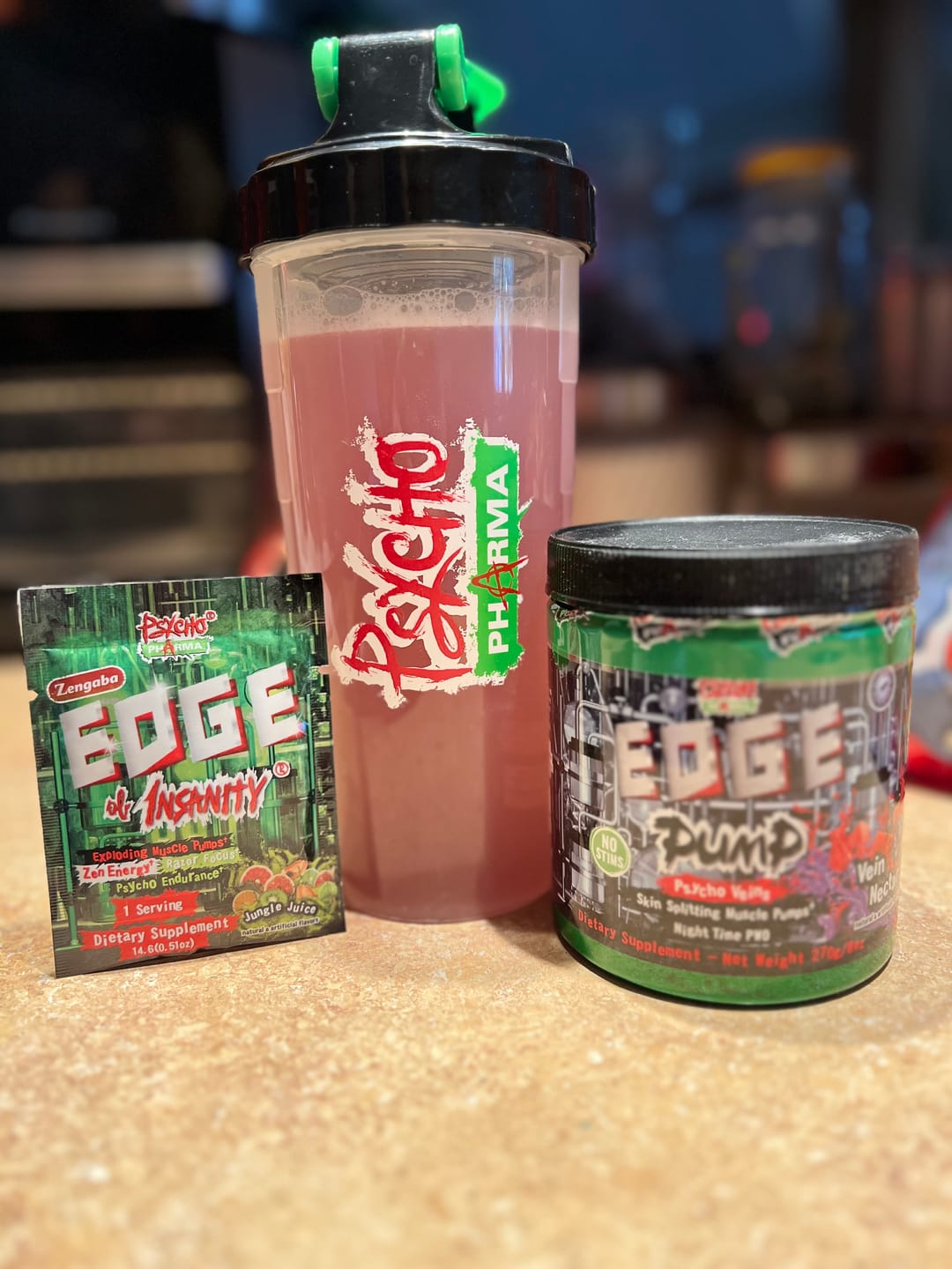 Customer photo review of Psycho Pharma Shaker Cup (Bonus)