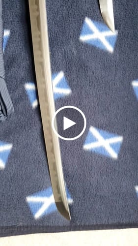 Customer video review of Custom Japanese Sword