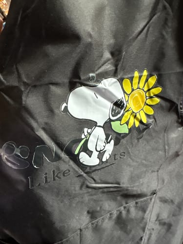 Customer photo review of Snoopy Apron